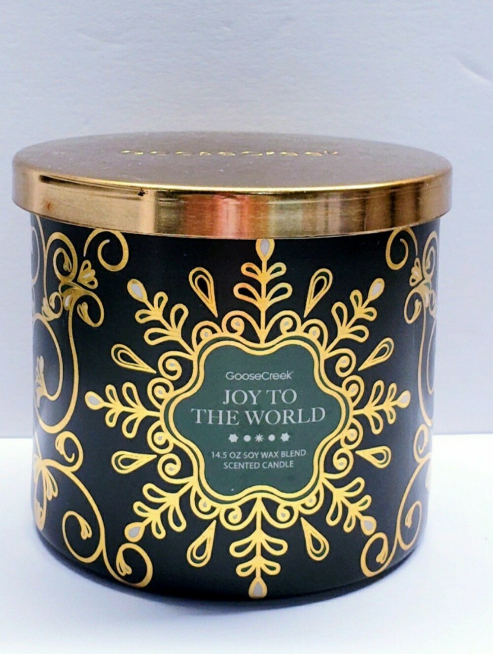 Goose Creek JOY TO THE WORLD Large 3-Wick Scented Candle, 14.5 oz